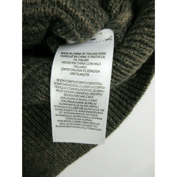 NWT $398 Polo Ralph Lauren Womens L Camo Sweater - Picture 10 of 11